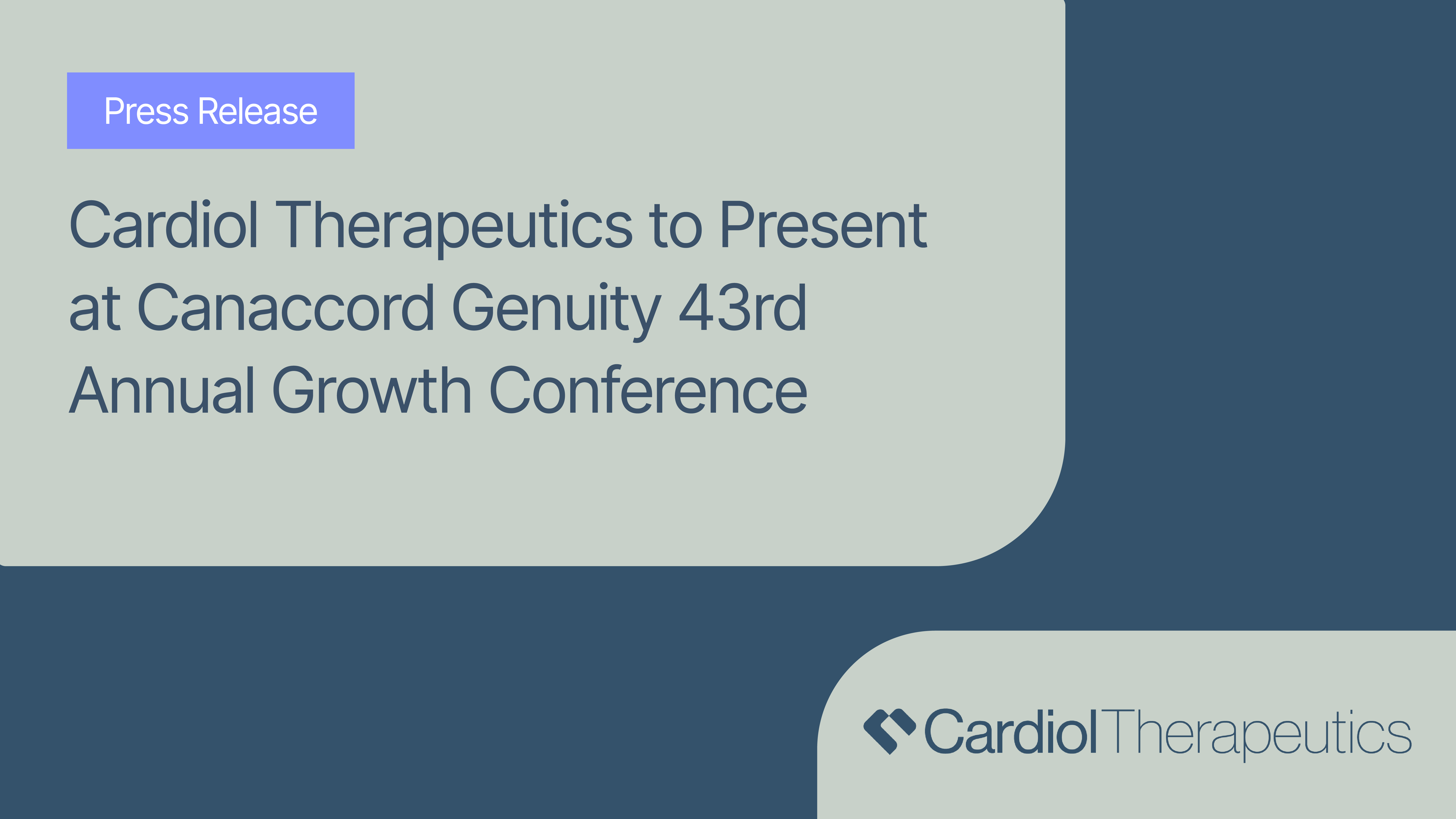 Cardiol Therapeutics To Present At Canaccord Genuity 43rd Annual Growth ...