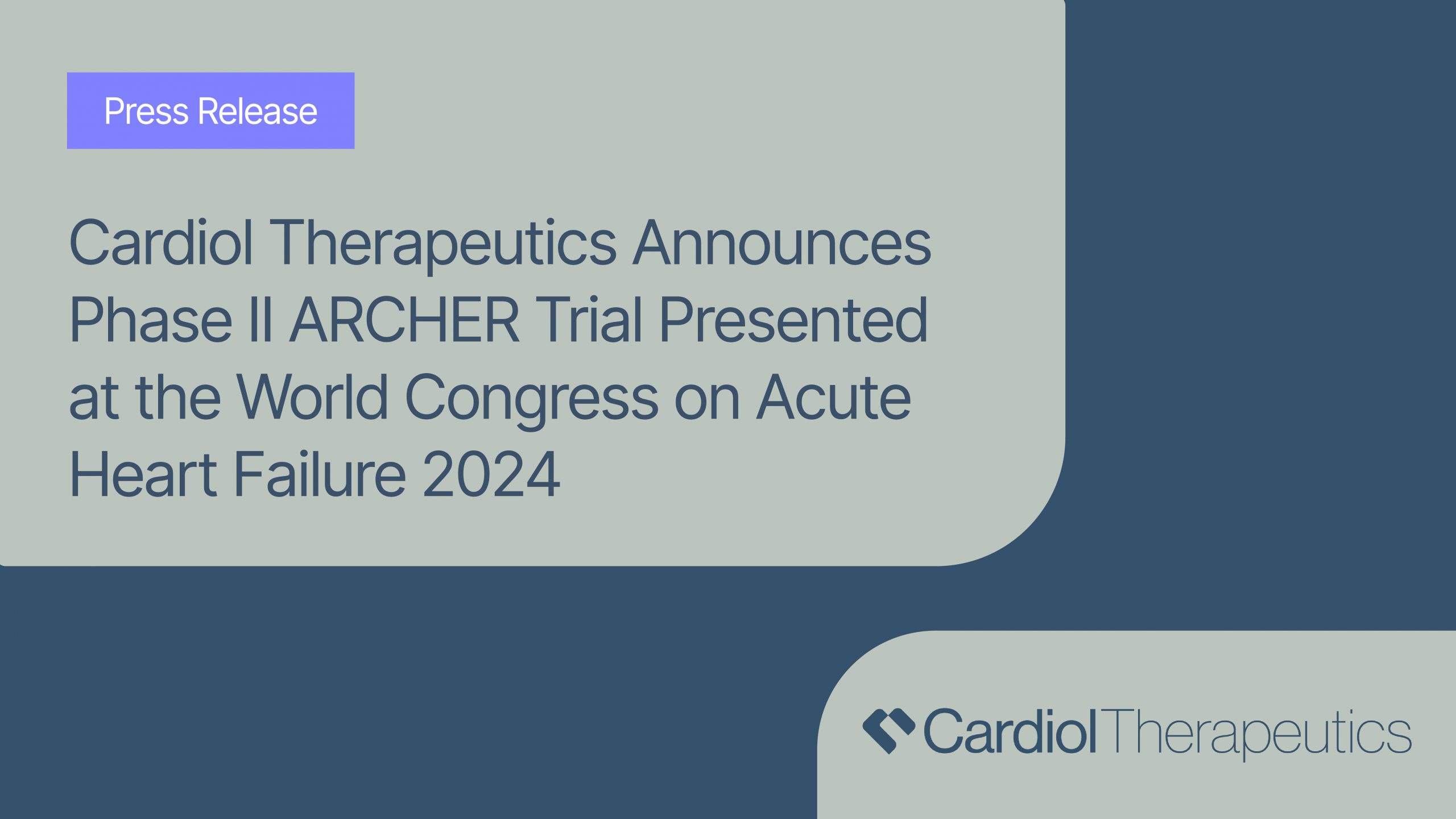 Cardiol Therapeutics Announces Phase II ARCHER Trial Presented at the ...